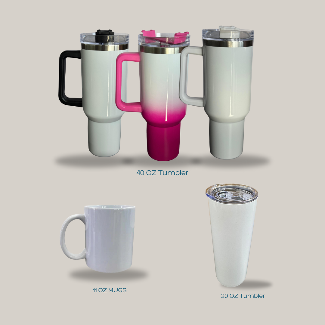 SUBLIMATION BLANKS MUGS & TUMBLER