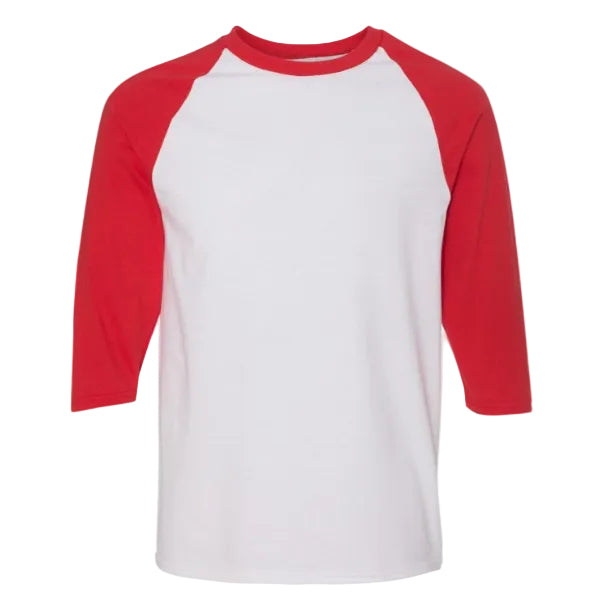 Heavy Cotton Baseball Three-Quarter Sleeve T-Shirt - 5700