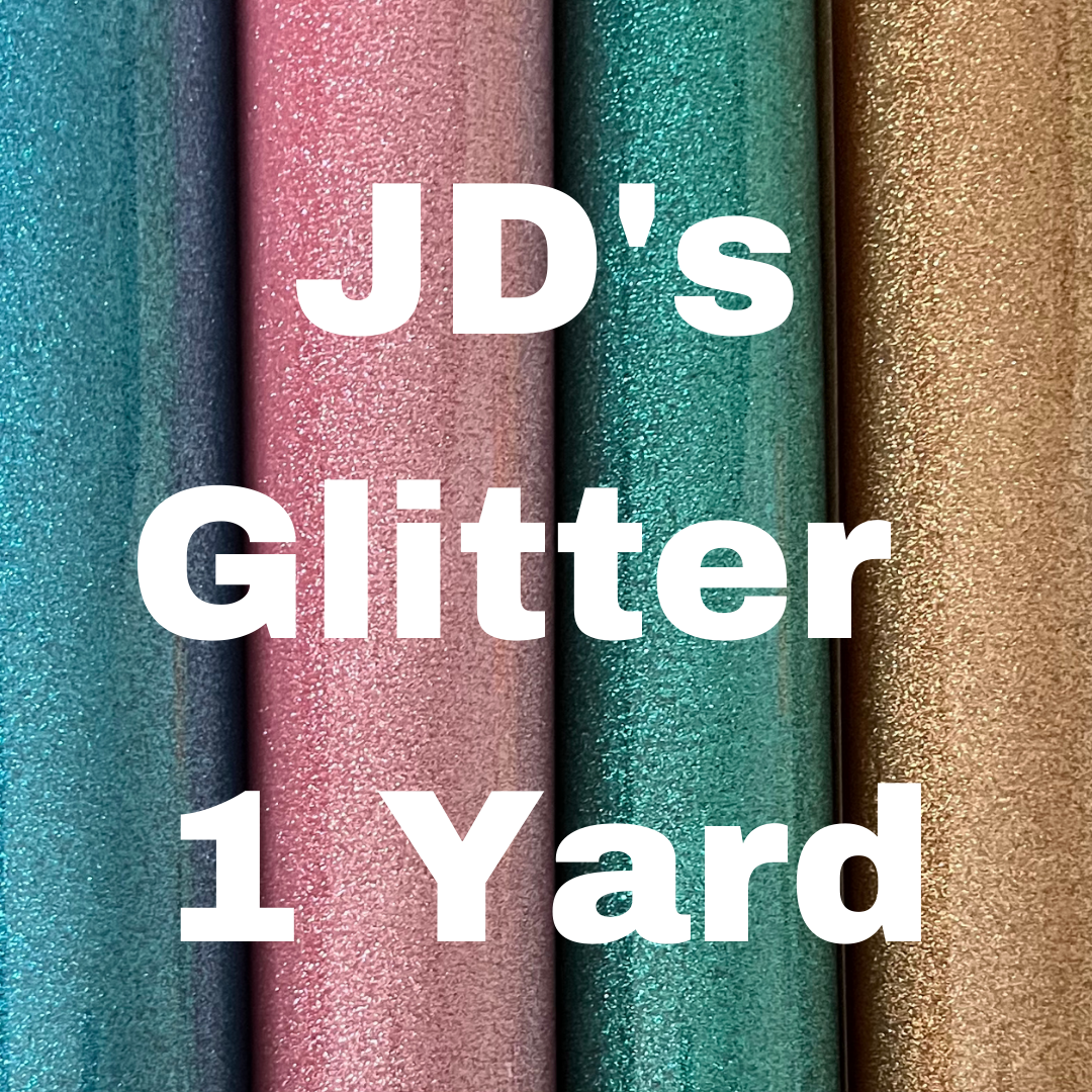 JD's Glitter Vinyl 1 Yard 20" x 36" - JD's Tees & Vinyl