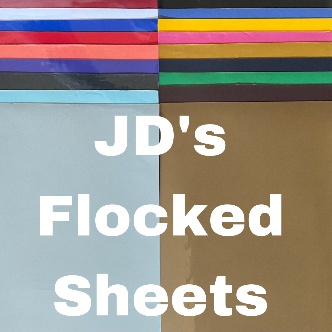 JD's Flocked Vinyl Sheets 20" x 12" - JD's Tees & Vinyl