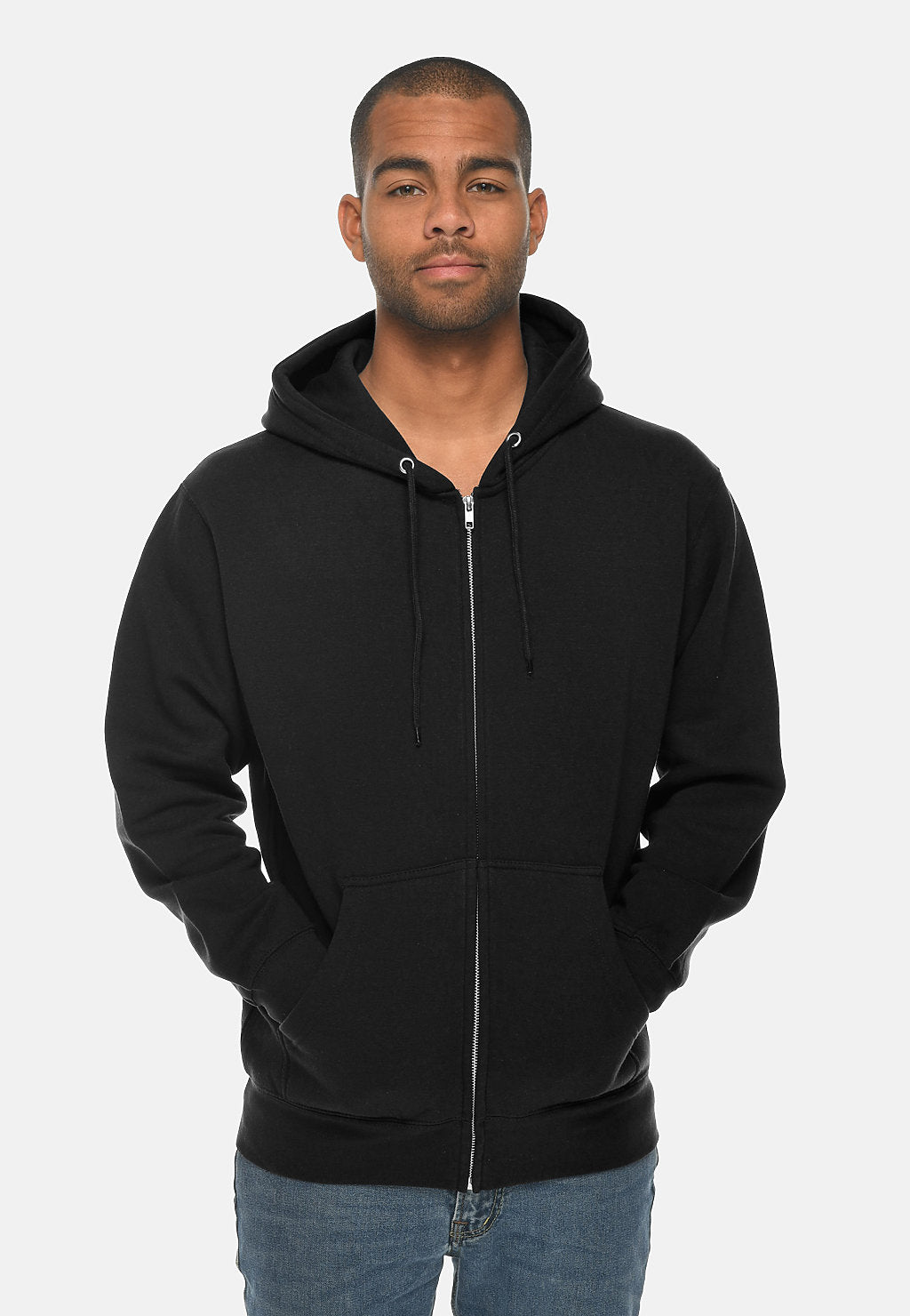 Premium Full Zip Hoodie (Ringspun Cotton) - JD's Tees & Vinyl