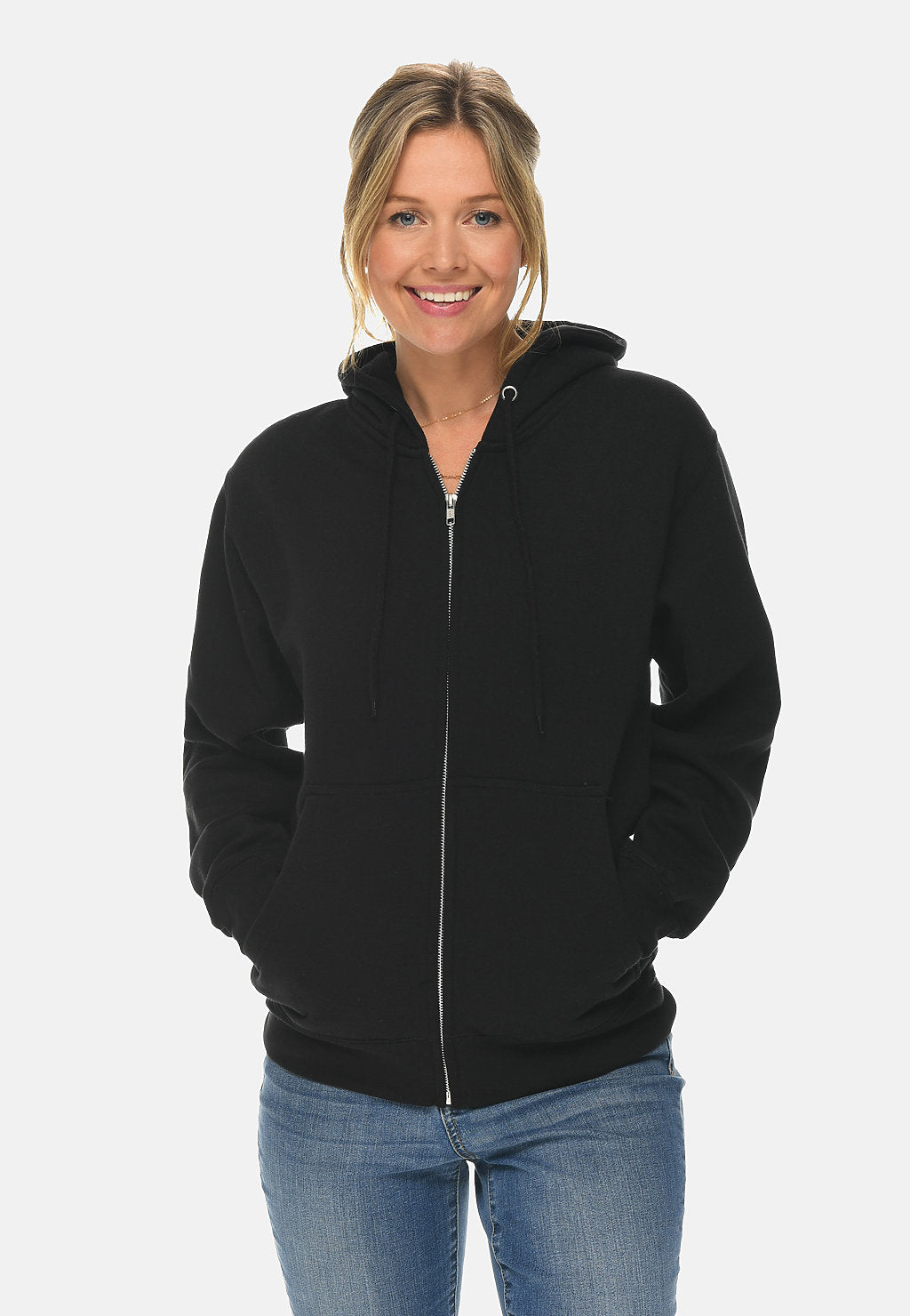 Premium Full Zip Hoodie (Ringspun Cotton) - JD's Tees & Vinyl