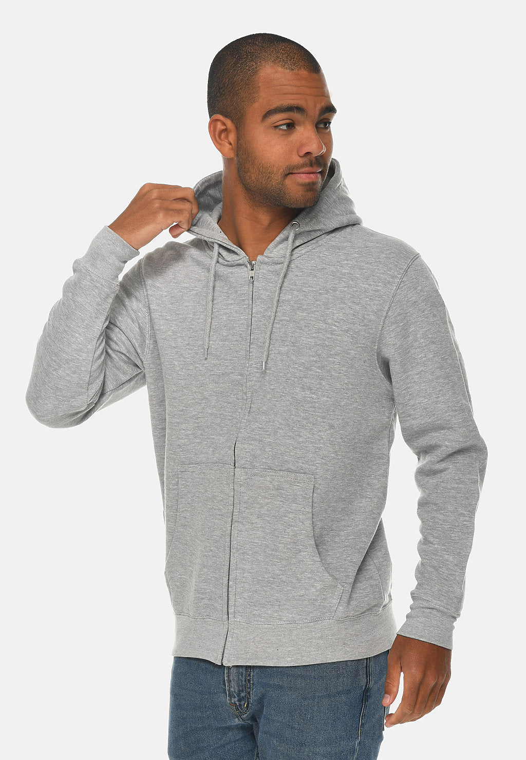 Premium Full Zip Hoodie (Ringspun Cotton) - JD's Tees & Vinyl