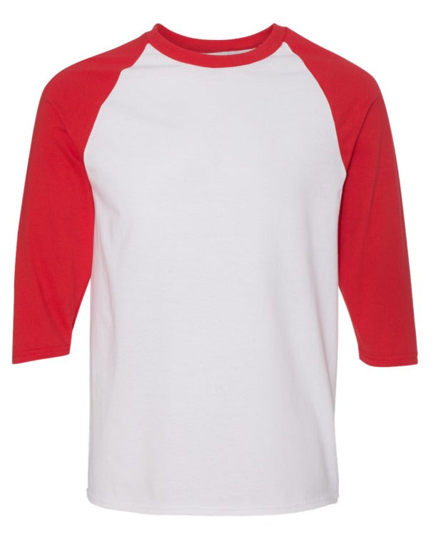Heavy Cotton Baseball Three-Quarter Sleeve T-Shirt - 5700