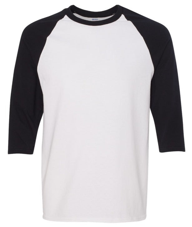 Heavy Cotton Baseball Three-Quarter Sleeve T-Shirt - 5700