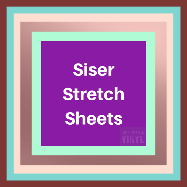 Siser® EasyWeed® Stretch Vinyl Sheets - JD's Tees & Vinyl