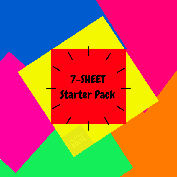 Siser® Fluorescent 7-Sheet Starter Pack - JD's Tees & Vinyl